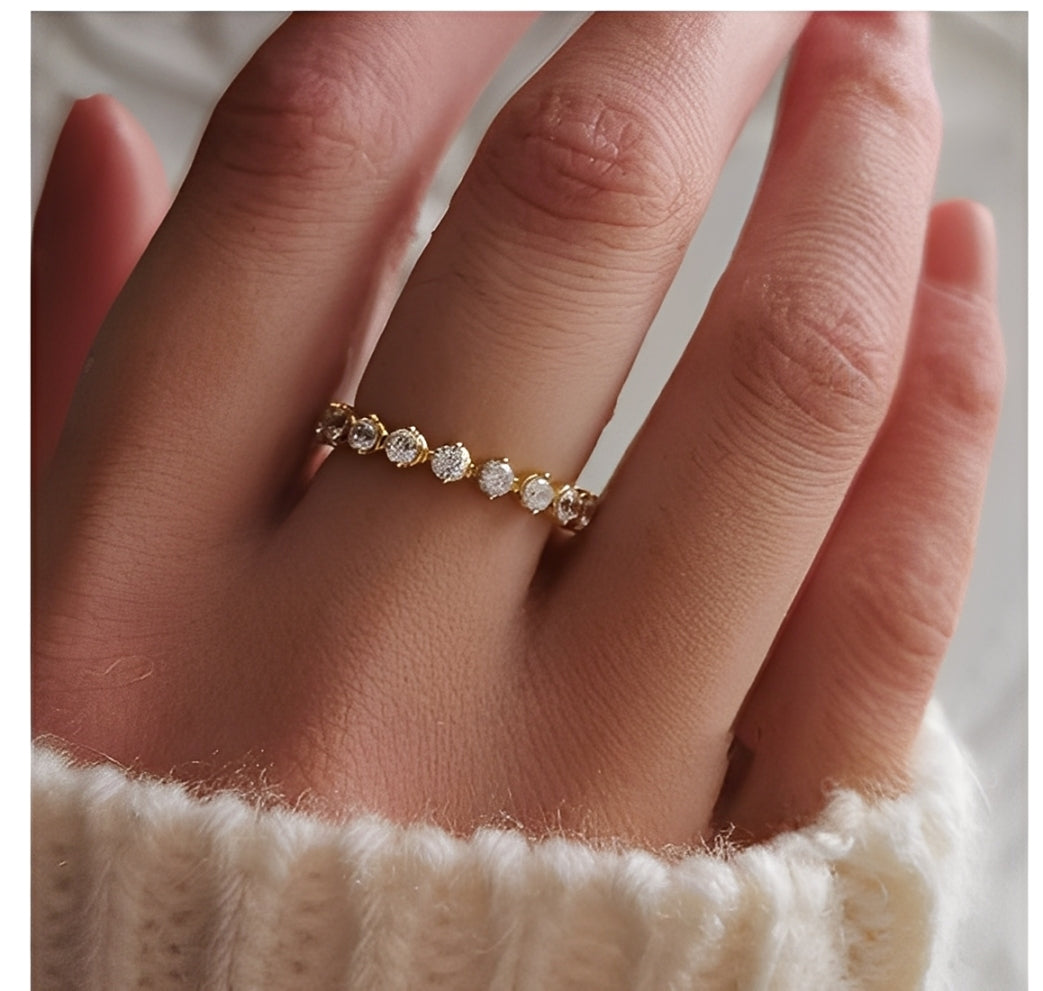 925 Sterling Silver Diamond Ring