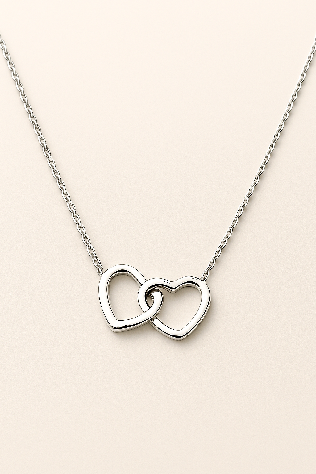 Double Heart Love Necklace