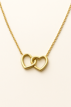 Double Heart Love Necklace