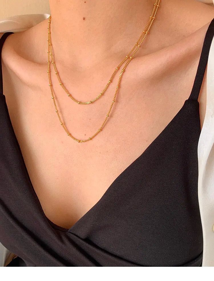 Double Layer Chain Necklace