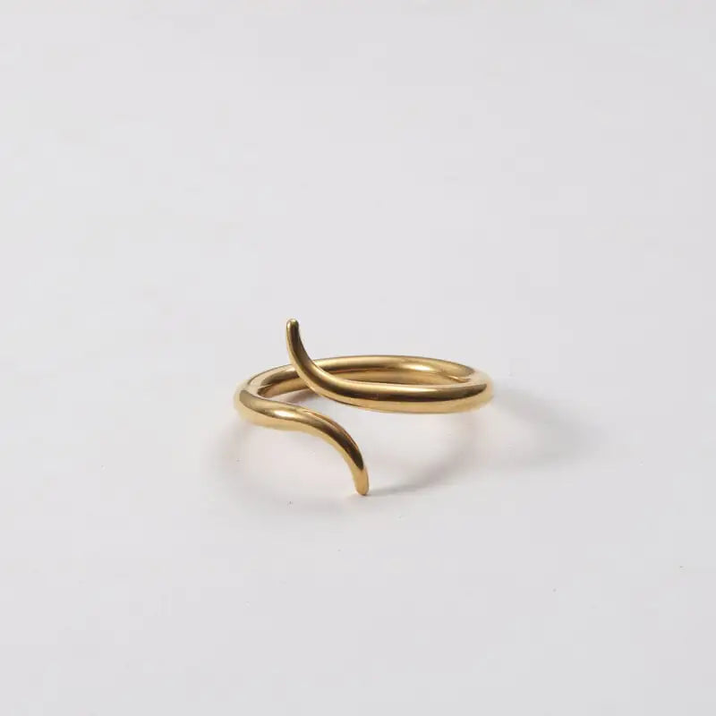18k Gold Plated Snake Ring