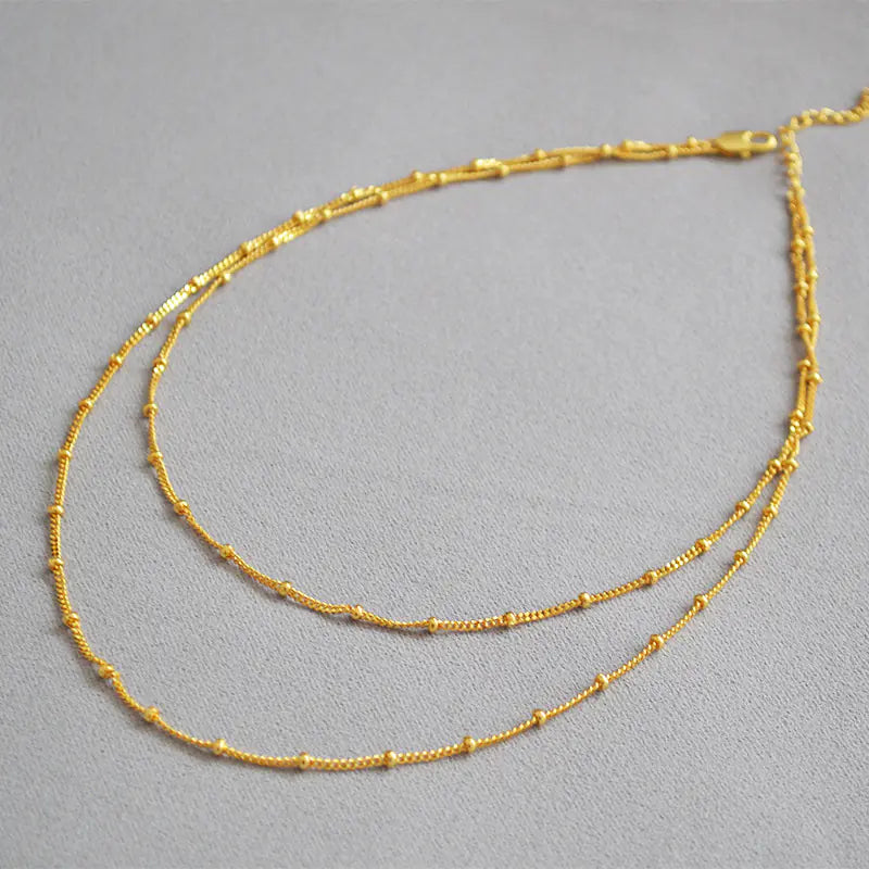 Double Layer Chain Necklace
